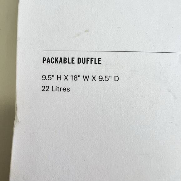 Herschel Supply Foldable Duffel Bag Multicolor 22L Capacity Ripstop Lightweight - Picture 5 of 7